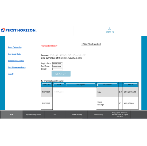 first horizon travel notification